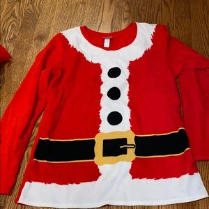 Santa Pajama Top